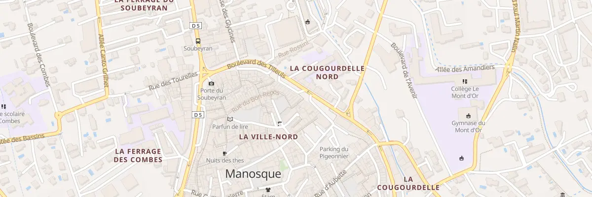 Plan du 42 Bd des Tilleuls à Manosque
