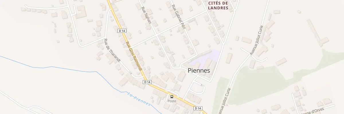 Plan du 22 Rue Nahan à Piennes