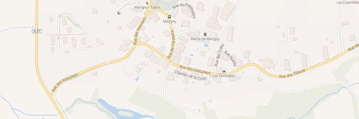 Plan du 1 Pl de la Croix à Marigny