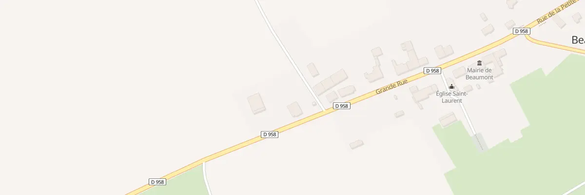 Plan du 33 Gr Grande Rue à Beaumont