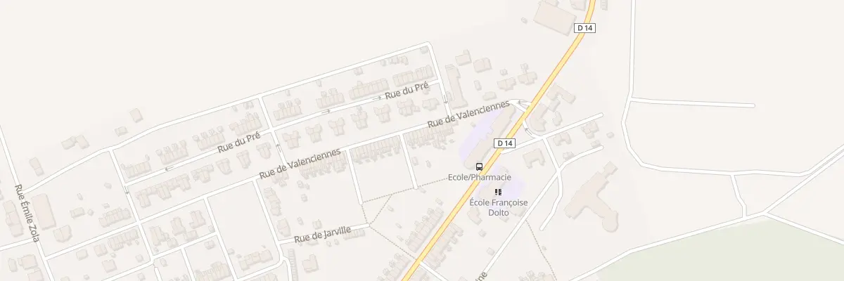 Plan du 17 Rue de Valenciennes à Joudreville