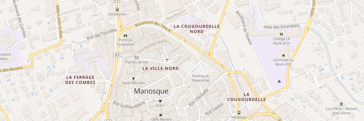 Plan du 16 Rue de la République à Manosque
