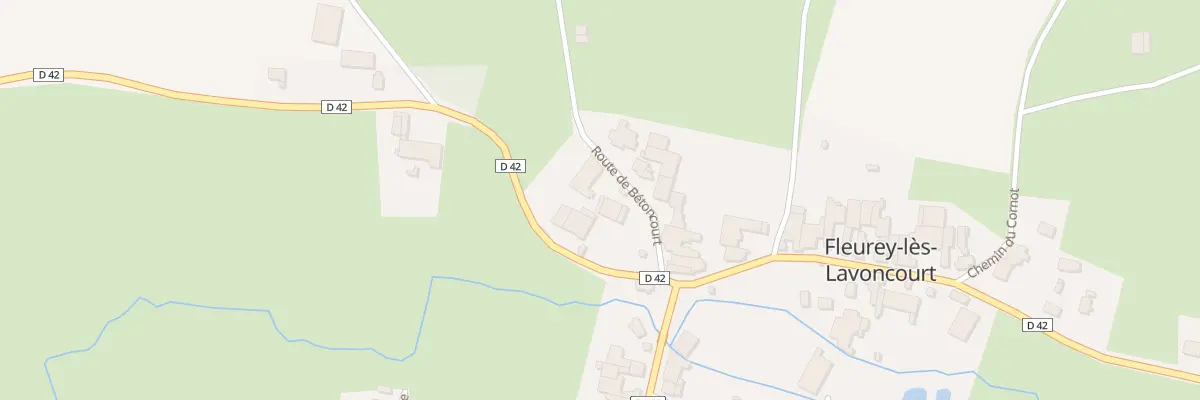 Plan du 1 Rte de Betoncourt à Rignovelle