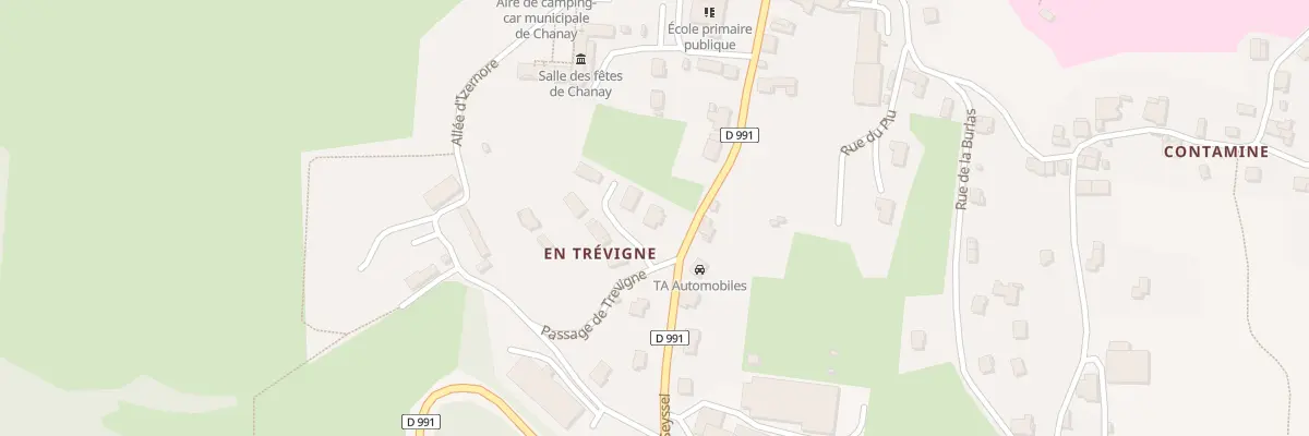 Plan du 2 Che des Ecureuils à Chanay