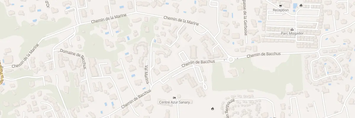 Plan du 58 Che de la Marine à Sanary-sur-Mer
