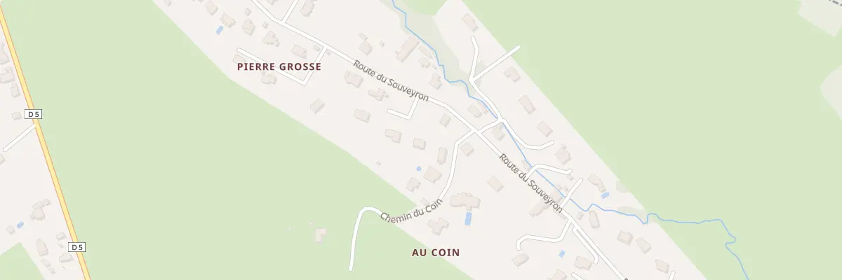 Plan du 647 Rte du Souveyron à Brié-et-Angonnes