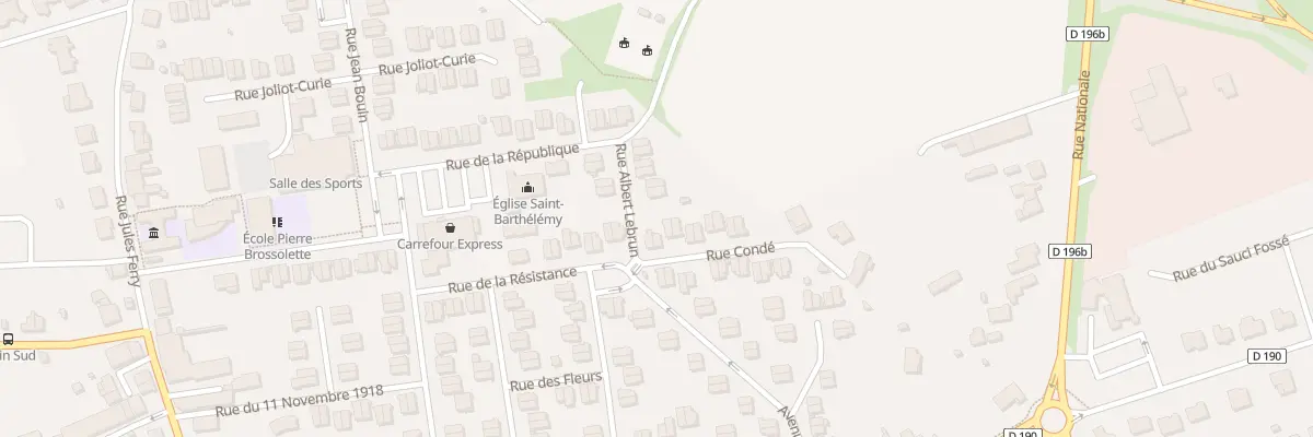 Plan du 3 Rue Condé à Mexy