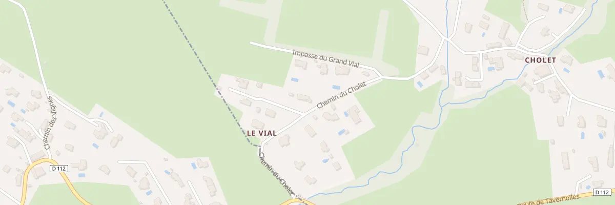 Plan du 4 Imp du Petit Vial à Herbeys