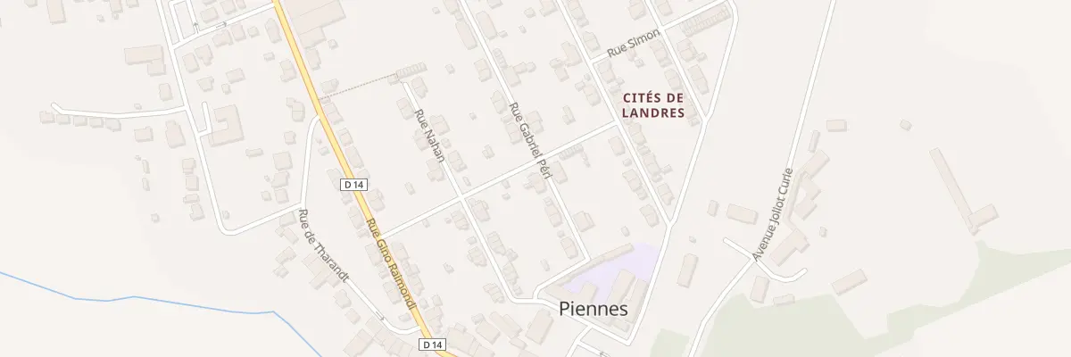 Plan du 61 Rue Gabriel Péri à Piennes