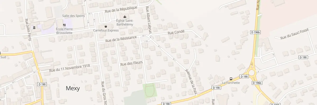 Plan du 27 Rue de la Paix à Mexy