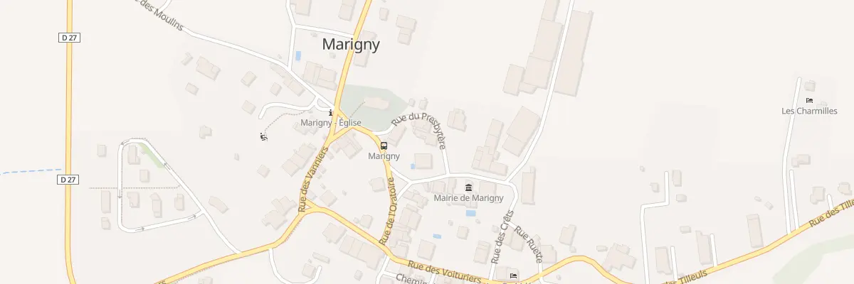 Plan du 6 Rue du Presbytere à Marigny