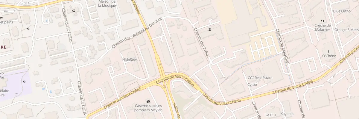 Plan du 9 Che Seterees du Dessous à Meylan