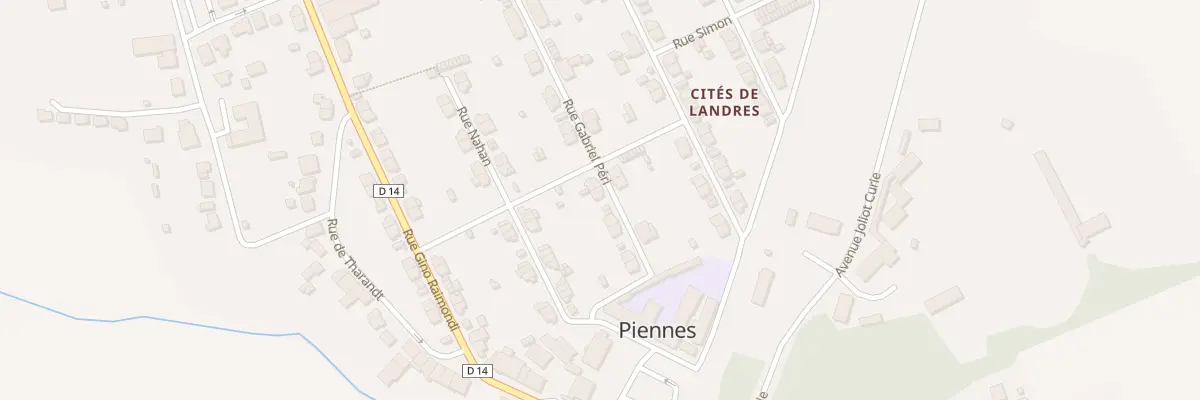 Plan du 63 Rue Gabriel Péri à Piennes