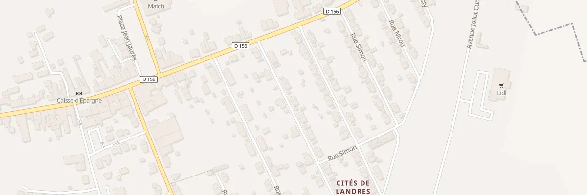 Plan du 22 Rue du 19 Mars 1962 à Piennes