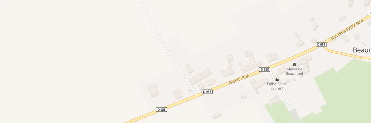 Plan du 29 Gr Grande Rue à Beaumont