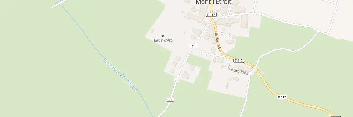 Plan du 9 Rue de l’Armagnerie à Mont-l’Étroit