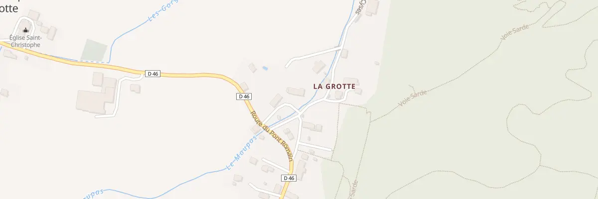 Plan du 57 Rte des Grand-cyses à Saint-Christophe