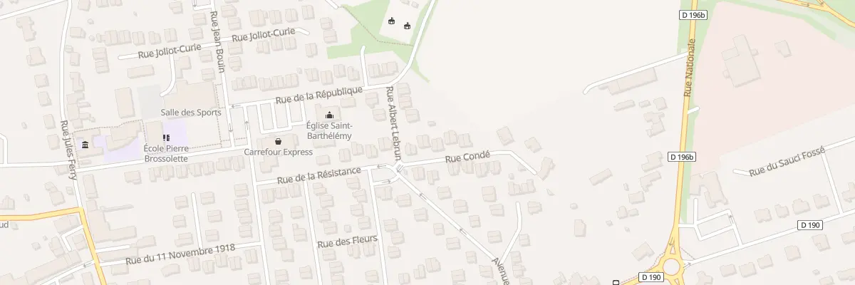 Plan du 7 Rue Condé à Mexy