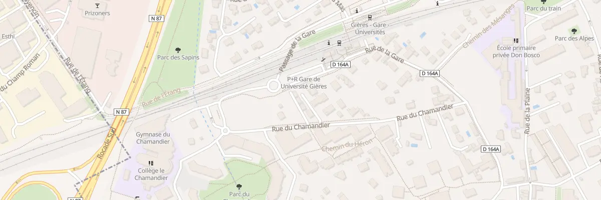 Plan du 22 Rue du Chamandier à Gières
