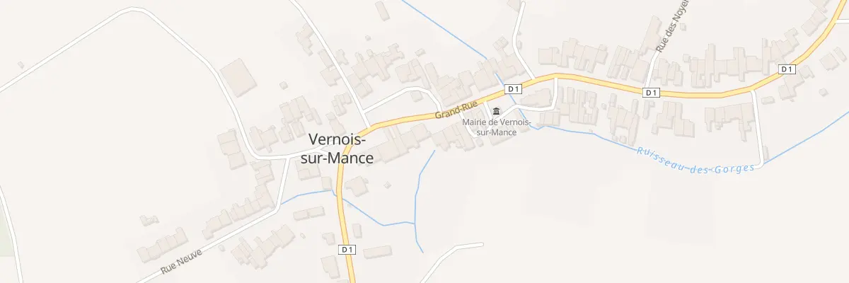 Plan du 12 Gr Grande Rue à Vernois-sur-Mance