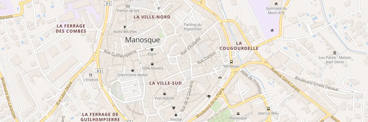 Plan du 37 Rue d’Aubette à Manosque