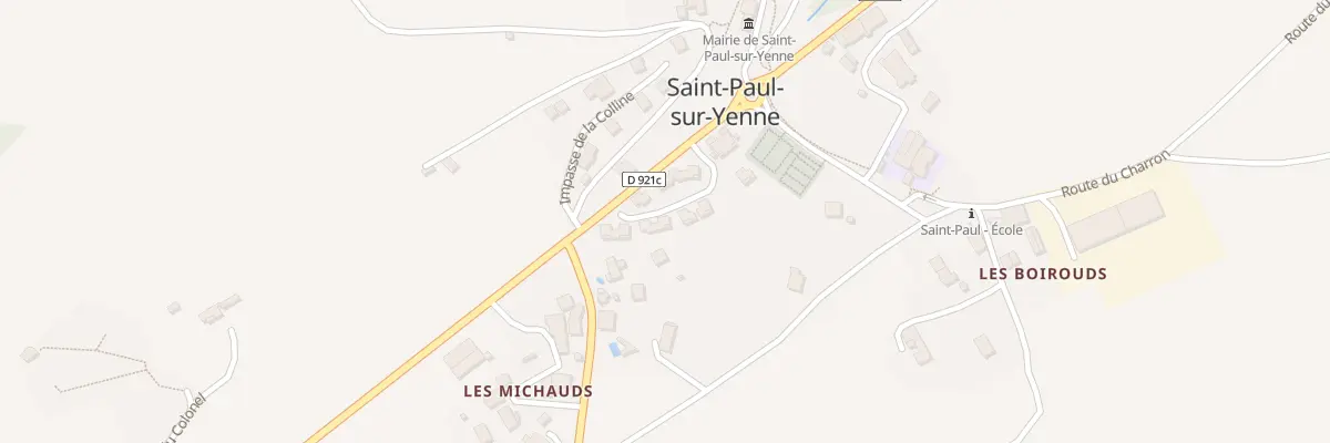 Plan du 5658F Pres Moutons à Saint-Paul-sur-Yenne