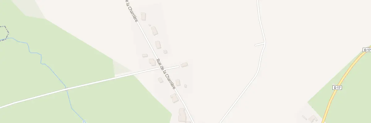 Plan du 22 Rue de la Charriere à Malvillers