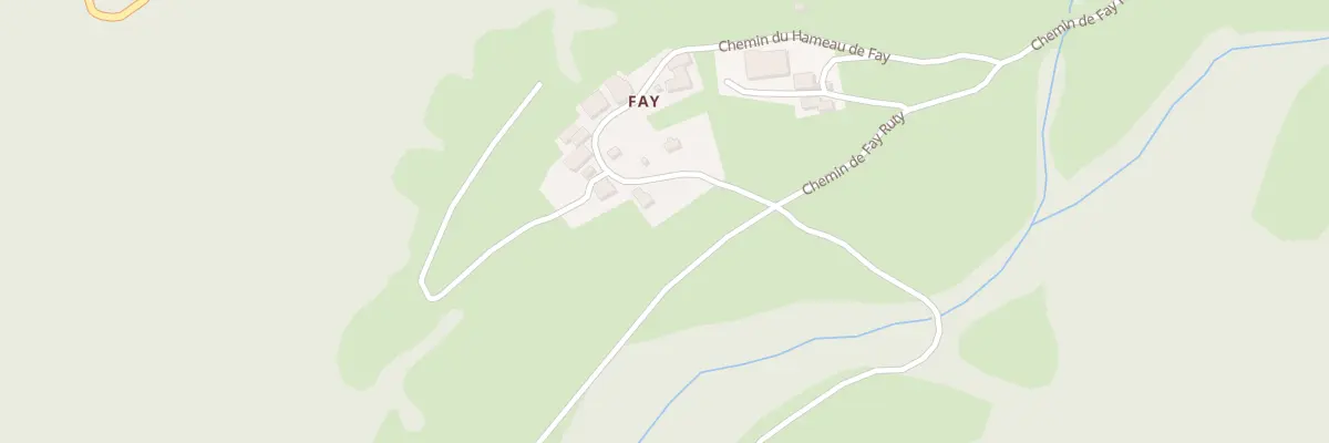 Plan du 91 Che du Hameau de Fay à Montanges