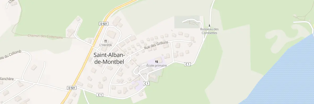 Plan du 228 Rue des Grillons à Saint-Alban-de-Montbel