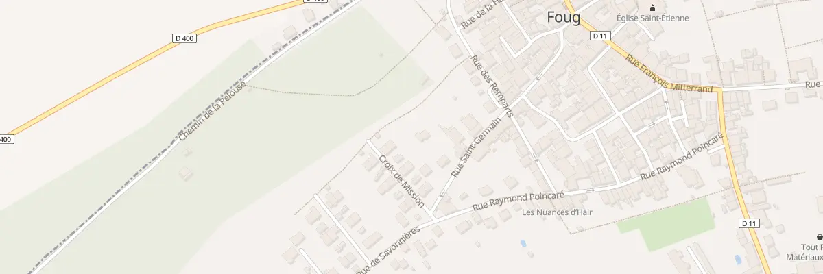 Plan du 16 Rue Saint Germain à Foug