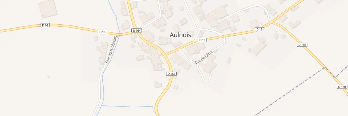 Plan du 13 Rte de Neufchâteau à Aulnois