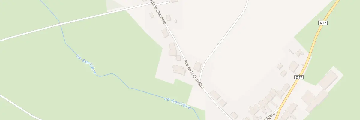 Plan du 9 Rue de la Charriere à Malvillers