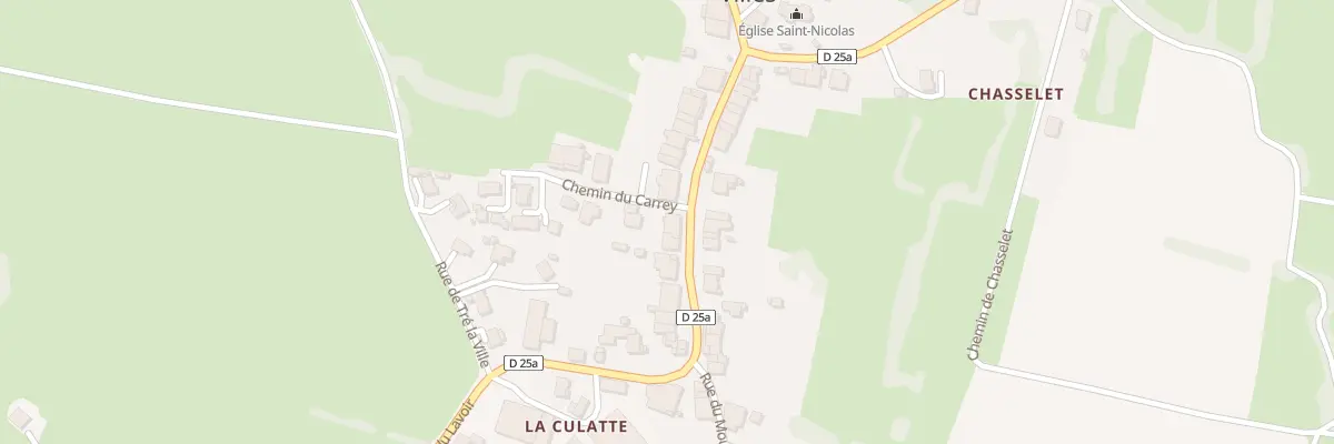 Plan du 16 Rue du Lavoir à Villes