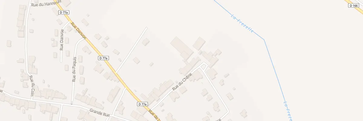 Plan du 7 Rue du Chêne à Rouvres-la-Chétive