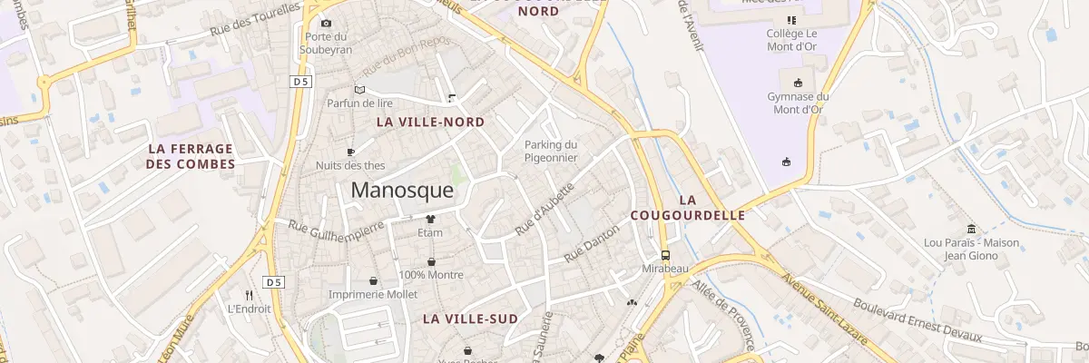 Plan du 5 Rle des Jardins à Manosque