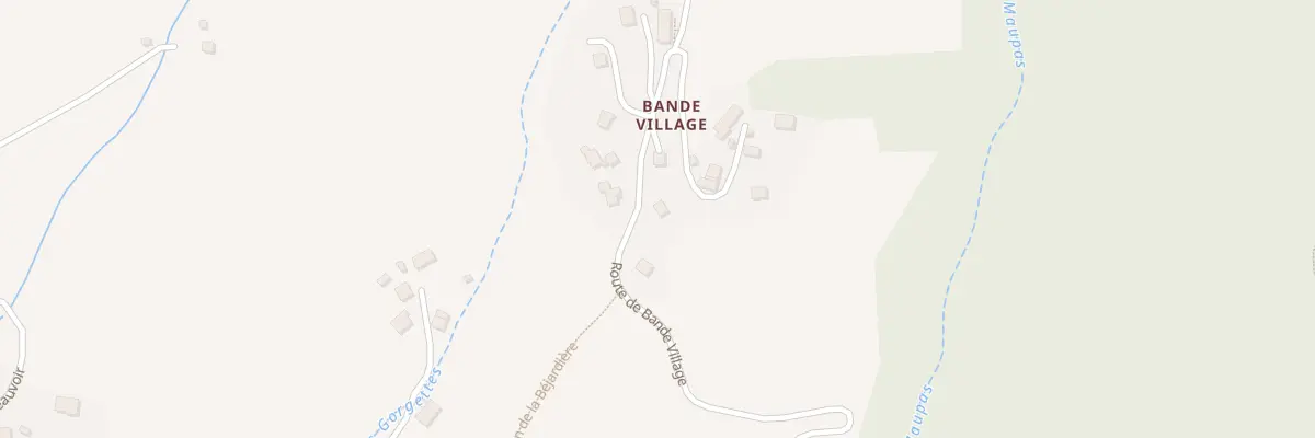 Plan du 610 Rte de Bande Village à Saint-Christophe