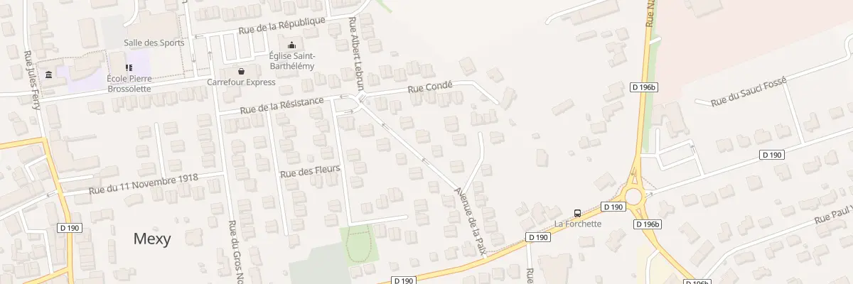 Plan du 26 Rue de la Paix à Mexy
