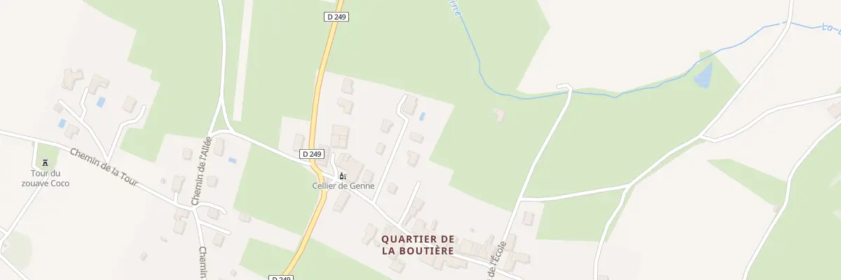 Plan du 5120 Rue de la Boutière à Montigny-lès-Arsures