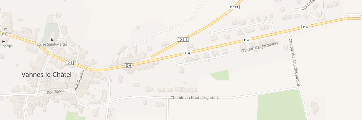 Plan du 2 Cité des Jardins à Vannes-le-Châtel