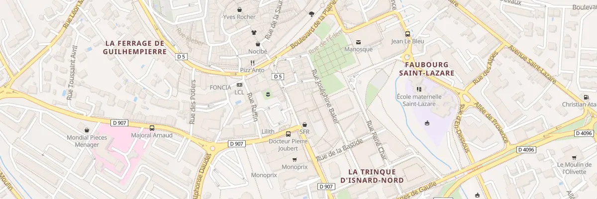 Plan du 17 Av Jean Giono à Manosque