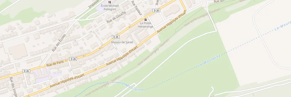 Plan du 186 Av d’Huart à Herserange