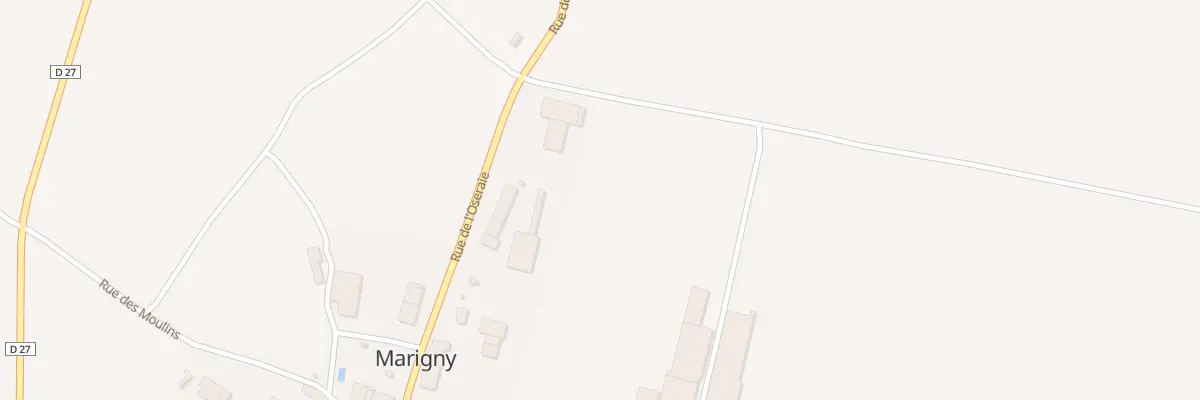 Plan du 2 Rue de l’Oseraie à Marigny