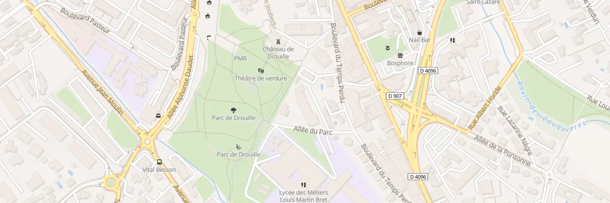 Plan du 20 Bd du Temps Perdu à Manosque