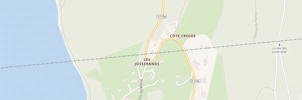Plan du 1 Rte des Josserands à Laffrey