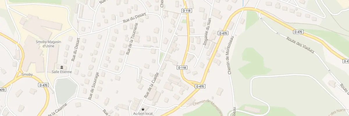 Plan du 340 Rue de la Cueille à Lavans-lès-Saint-Claude