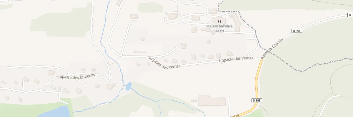 Plan du 230 Imp des Vernes à Doucier