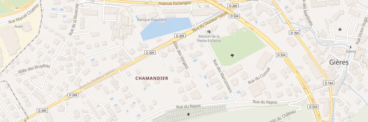 Plan du 4B All des Vergers à Gières