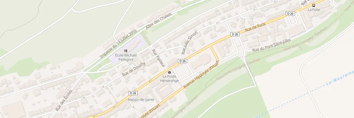 Plan du 129 Rue de Paris à Herserange