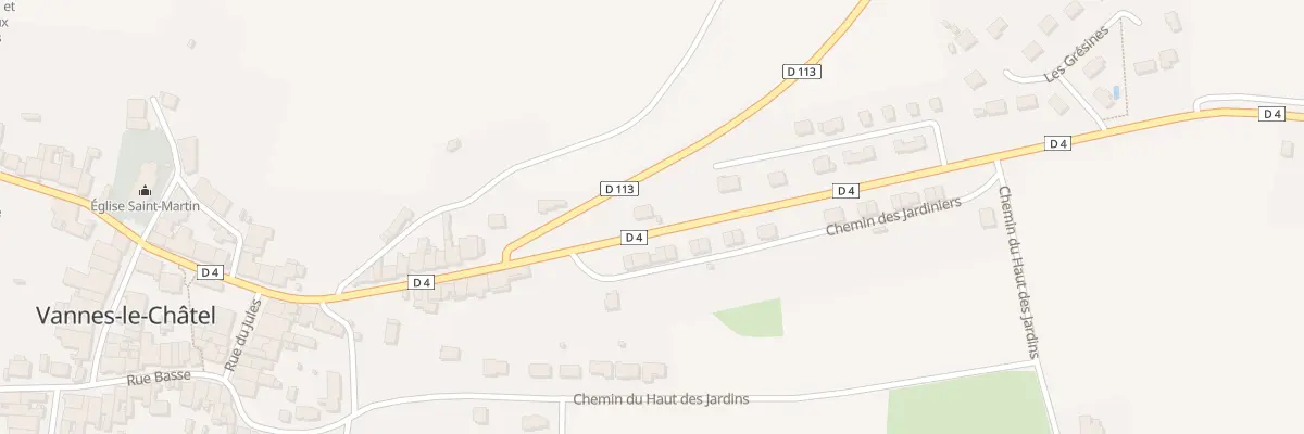 Plan du 1 Cité des Jardins à Vannes-le-Châtel