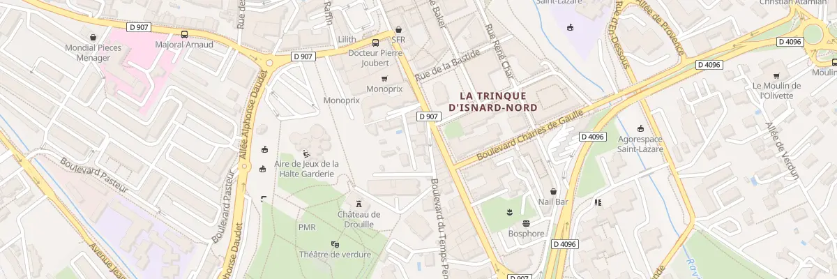 Plan du 2 Bd du Temps Perdu à Manosque